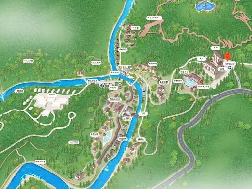 札达结合景区手绘地图智慧导览和720全景技术，可以让景区更加“动”起来，为游客提供更加身临其境的导览体验。